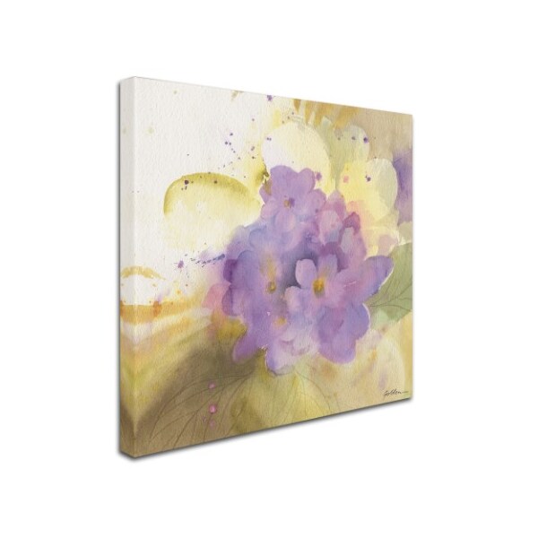 Sheila Golden 'Violets' Canvas Art,14x14